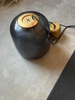 IKEA Plafondlamp - Donkergrijs met gouden accenten, Ophalen, Zo goed als nieuw, Glas, Minder dan 50 cm