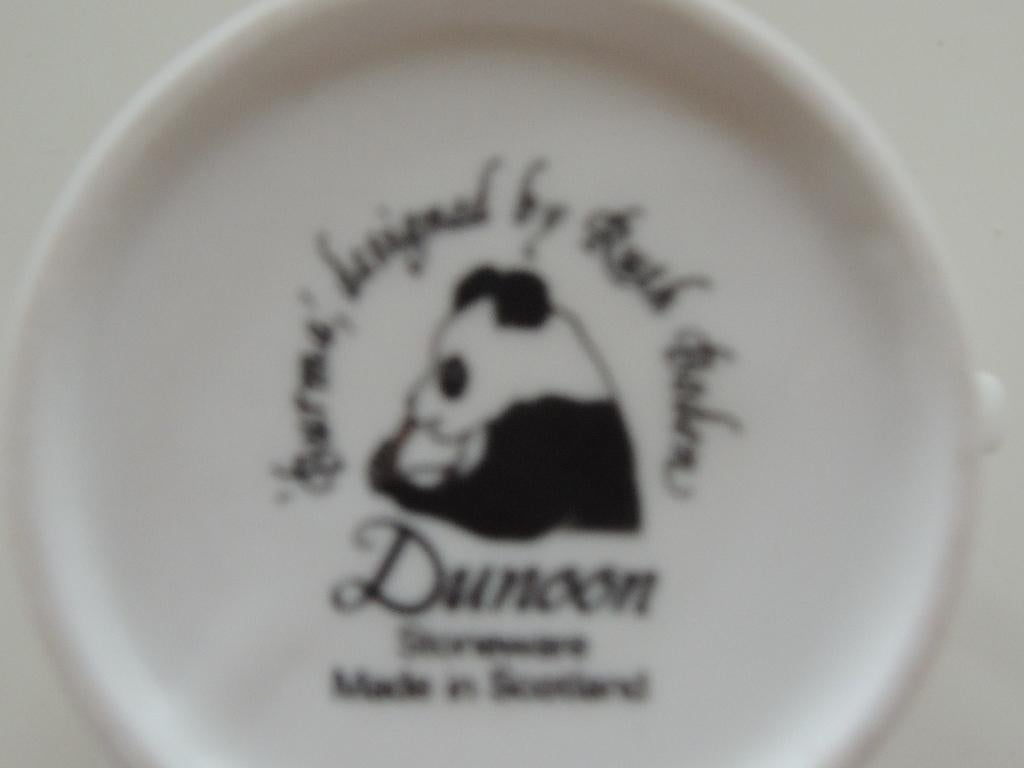 6 mokken Dunoon Burma Panda Ruth Boden te koop, Huis en Inrichting, Keuken | Servies, Gebruikt, Kop(pen) en/of Schotel(s), Overige stijlen