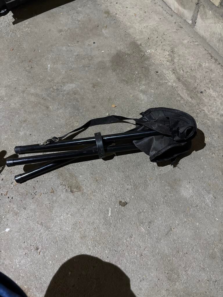 Compacte opvouwbare mini campingstoel, Caravans en Kamperen, Ophalen, Gebruikt, Campingstoel