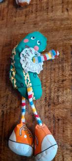 Uniek handgemaakt knijpbeestje, groen met streepjes, Ophalen of Verzenden