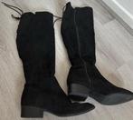 H&M zwarte suede hoge laarzen met ritslsuiting maat 35, Hoge laarzen, Zwart, Ophalen of Verzenden, Zo goed als nieuw