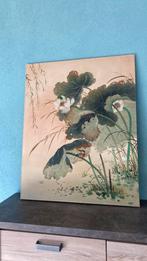 Schilderij met kolibrie en lotussen, Ophalen