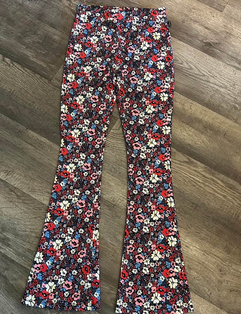 Colourful Rebel flared pants multi color, maat M, Kleding | Dames, Broeken en Pantalons, Maat 38/40 (M), Overige kleuren, Nieuw