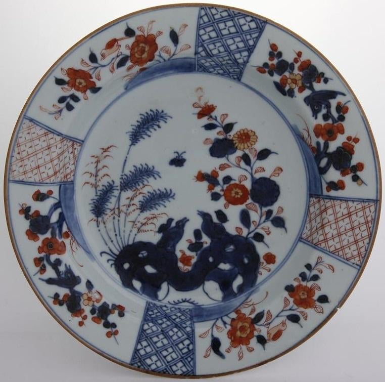 Bord, China, Imari decoratie, Antiek en Kunst, Antiek | Porselein, Verzenden