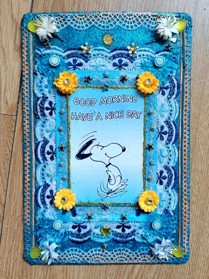 Snoopy, Huis en Inrichting, Woonaccessoires | Tekstborden en Spreuken, Nieuw, Ophalen of Verzenden