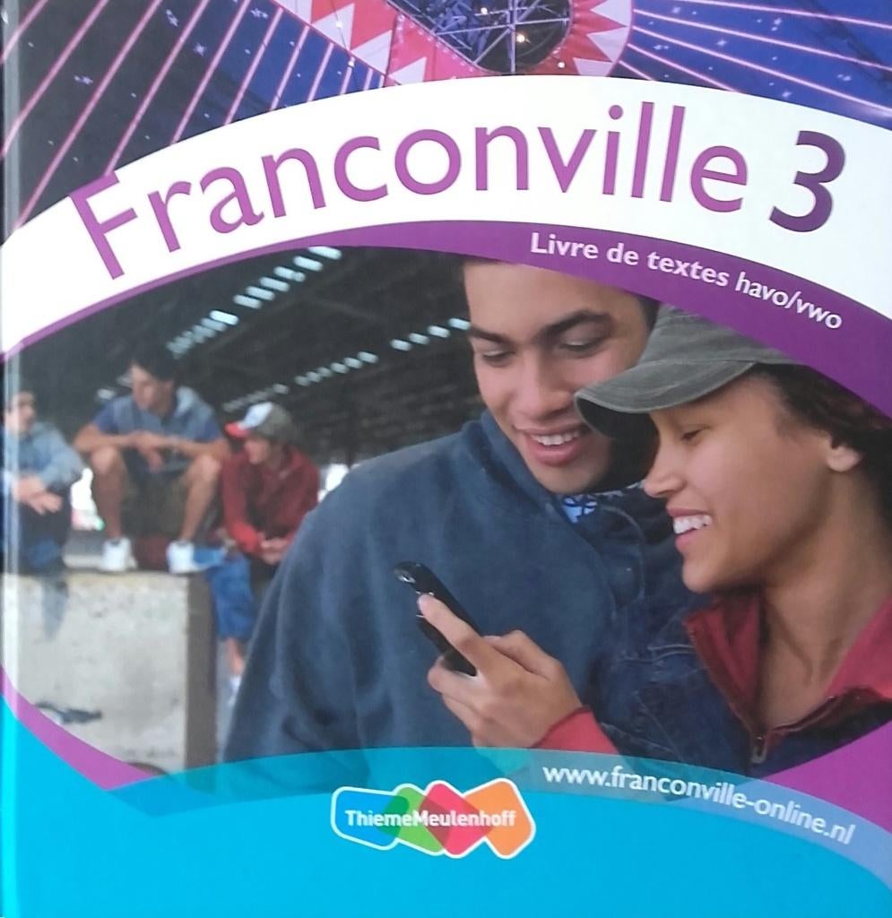 FRANCONVILLE 3e editie FRANS 3HV Livre de Textes (nieuw ex.), Frans, Verzenden, Overige niveaus, Nieuw