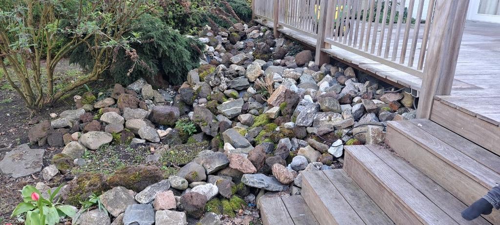 Sierstenen voor tuin of vijver, Tuin en Terras, Grind, Keien en Split, Ophalen