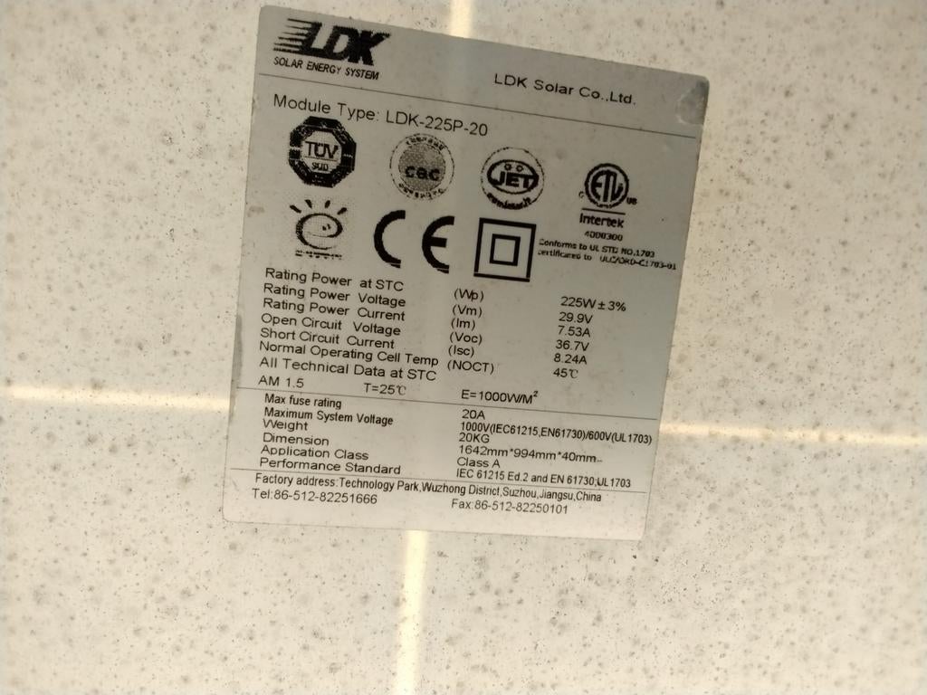 12 zonnepanelen, Doe-het-zelf en Verbouw, Zonnepanelen en Toebehoren, Ophalen, Compleet systeem