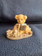 Beeldje Beer met accordeon en boeken, Overige merken, Onbekend, Ophalen of Verzenden, Losse verkoop