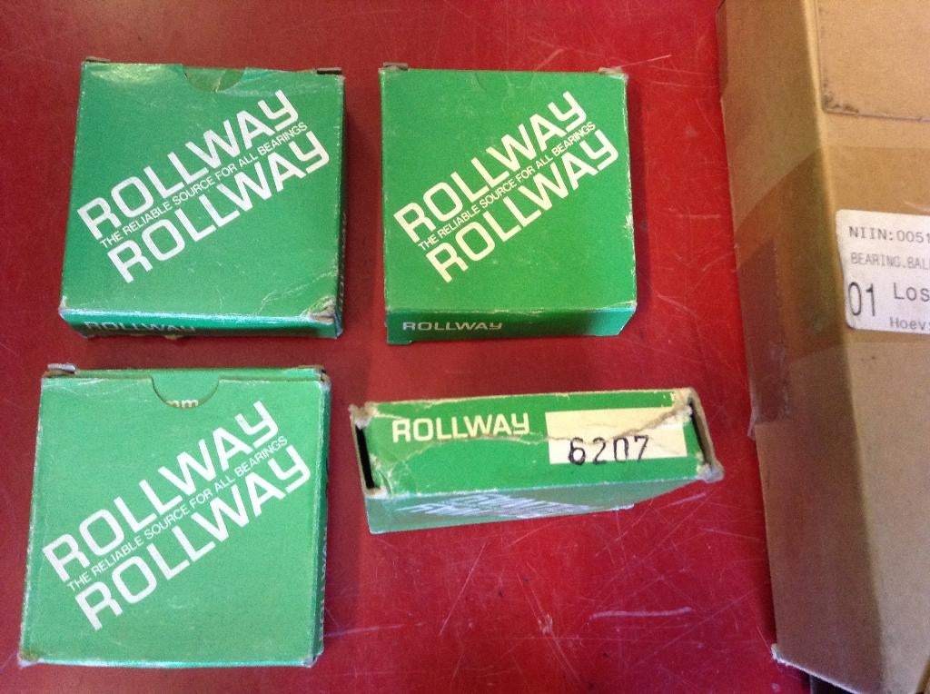 4x nieuwe Rollway 6207 / 3110-00-516-5490 lagers, Ophalen of Verzenden, Nieuw, Overige merken, Carrosserie en Plaatwerk