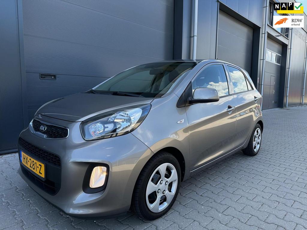 Kia Picanto 1.0 CVVT Comfortline|5-deurs|Bj016|Airco, Auto's, Voorwielaandrijving, Euro 5, Stof, Gebruikt