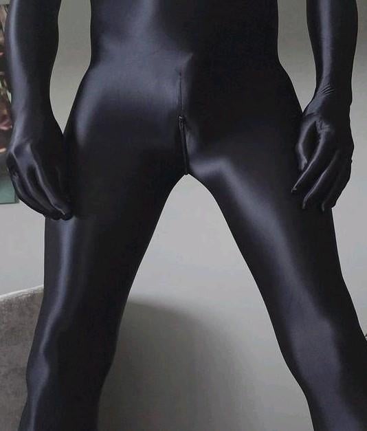 Full body Catsuit zwart maat XL, Verzenden, Nieuw
