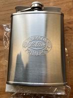 Heupflacon RVS reclame van La Paz Tabacos, Ophalen of Verzenden, Nieuw, Gebruiksvoorwerp