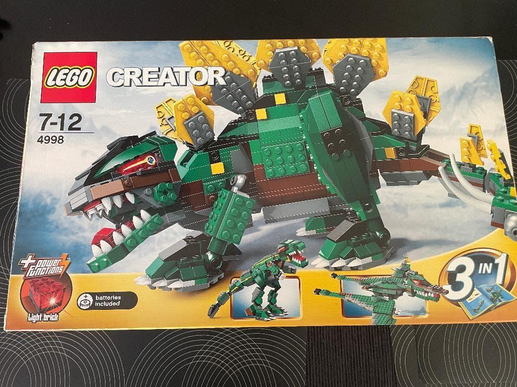 Lego 4998 Creator Stegosaurus, Gebruikt, Lego, Compleet, Ophalen of Verzenden