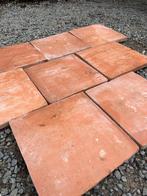 Lot antieke terracotta tegels.Voor info BELLEN 0474220705, Ophalen