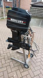 Nette Mercury 40 pk 2 t autolube kortstaart met ab. en trim, Ophalen, Elektrische start, Zo goed als nieuw, 30 pk of meer