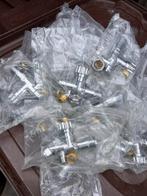 Partij 30 Nieuwe Hoekstopkranen stopkranen, Doe-het-zelf en Verbouw, Sanitair, Ophalen of Verzenden, Nieuw, Chroom, Kraan