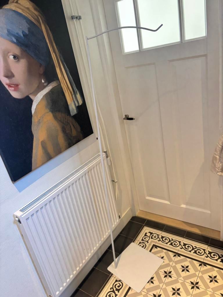 Piekstok klamboe wit ledikant wieg baby, Ophalen, Zo goed als nieuw, Klamboe