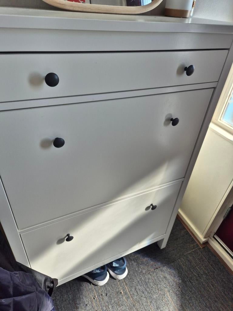 Ikea witte schoenenkast, Ophalen