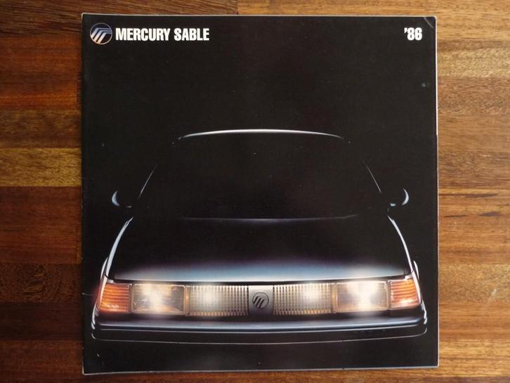 Mercury Sable (1986, USA), Boeken, Auto's | Folders en Tijdschriften, Nieuw, Overige merken, Ophalen of Verzenden