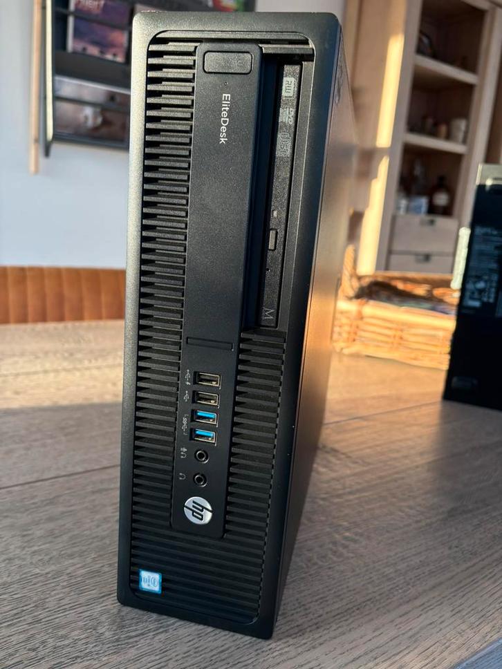 HP Elitedesk 800 G2 SFF, Computers en Software, Desktop Pc's, Zo goed als nieuw, 3 tot 4 Ghz, SSD, Ophalen of Verzenden
