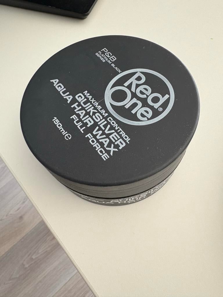RedOne Quicksilver Aqua Hair Wax - Maximum Control 150ml, Ophalen, Nieuw, Gel, Wax, Haarlak of Mousse