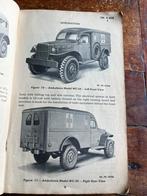 WO2 Technisch handboek Dodge WC51 t/m WC60 KTR Jeep 1943, Verzamelen, Militaria | Tweede Wereldoorlog, Ophalen of Verzenden, Nederland