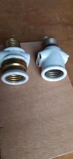 PorceleinContrastekker, Lampfitting/stekkers,Thermo stekker, Ophalen of Verzenden, Gebruikt, Overige typen