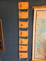 Vintage retro Janbibejan houten week kalender, Ophalen, Aardrijkskunde