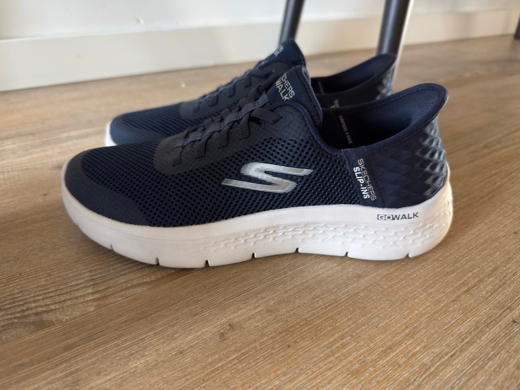 Skechers Slip-ins Go Walk Flex maat 38, kleur navy (blauw), Blauw, Ophalen of Verzenden, Sneakers of Gympen, Zo goed als nieuw