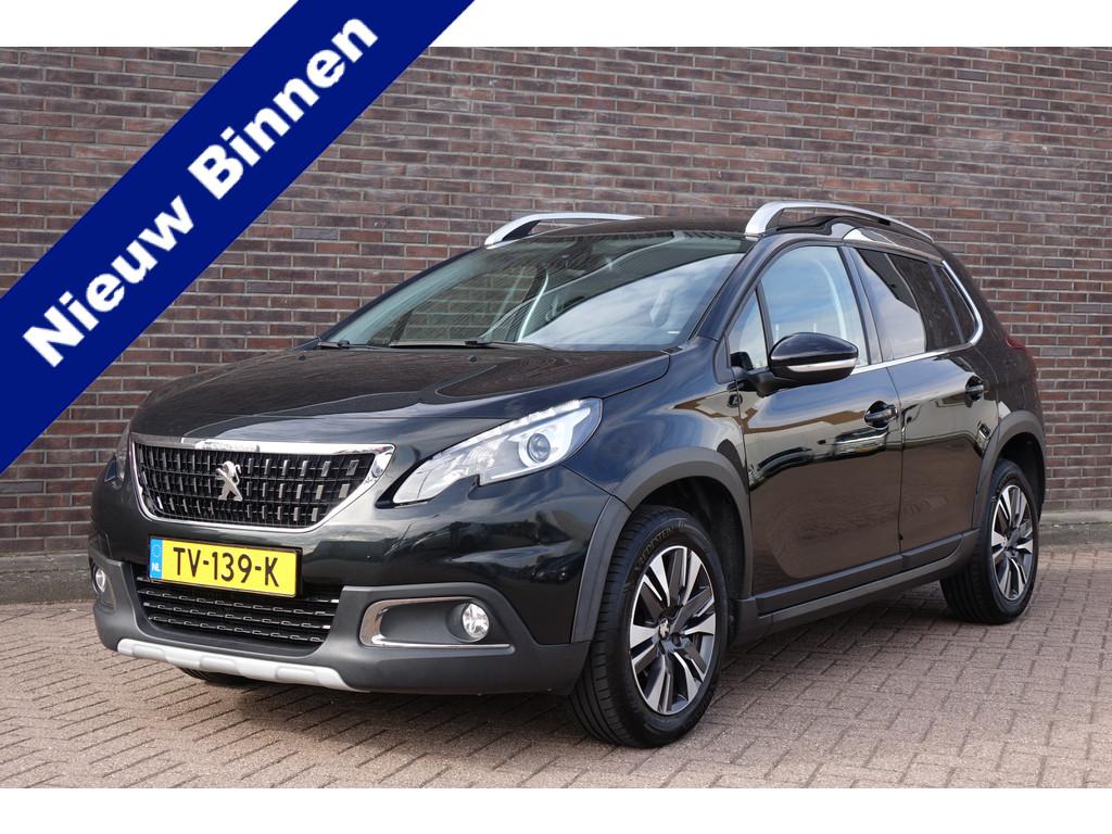 Peugeot 2008 1.2 PureTech Allure AUTOMAAT, Navigatie, panora, Euro 6, 1199 cc, 1165 kg, Zwart