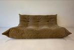 Ligne Roset Togo 3-zitter/ Beige Suède/ Zeer goede staat, Ophalen, Gebruikt, 100 tot 125 cm, 150 tot 200 cm