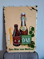 Emaille bord DAB bier, Ophalen of Verzenden