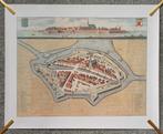 Reproductie Stadsplattegrond Sloten (1664)- Zeer Goede Staat, Boeken, Atlassen en Landkaarten, Bernardus Schotanus a Sterringa