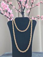 Vintage Monet ketting, goudkleurig en zilverkleurig, 74 cm, Sieraden, Tassen en Uiterlijk, Kettingen, Ophalen of Verzenden, Gebruikt