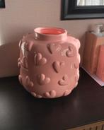 Kwantum Hartjes vaas gloednieuw, Overige kleuren, Ophalen of Verzenden, Minder dan 50 cm, Glas