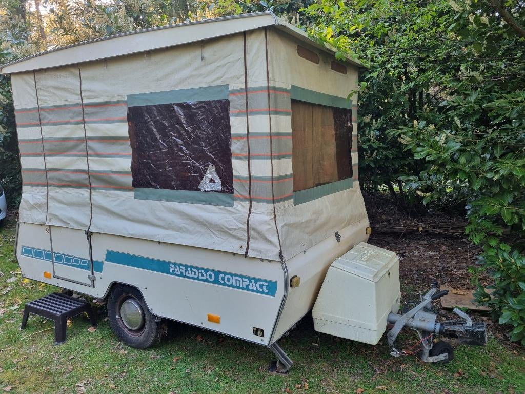 vouwwagen paradiso compact, Caravans en Kamperen, Vouwwagens, Meerkleurig, Tot en met 2, Ophalen, Overige merken