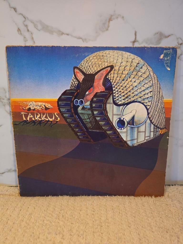 Emerson, Lake & Palmer – Tarkus LP DE, Cd's en Dvd's, Vinyl | Rock, Ophalen of Verzenden, Gebruikt, 12 inch