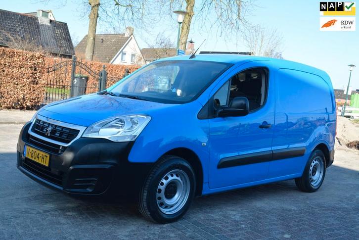 Peugeot Partner 120 1.6 BlueHDi 75 L1 Premium Pack, Auto's, Bestelauto's, Bedrijf, Te koop, ABS, Airconditioning, Bluetooth, Boordcomputer