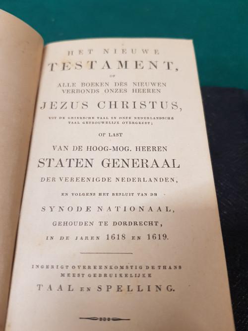 boek 1881 bijbel nieuwe testament, Ophalen of Verzenden