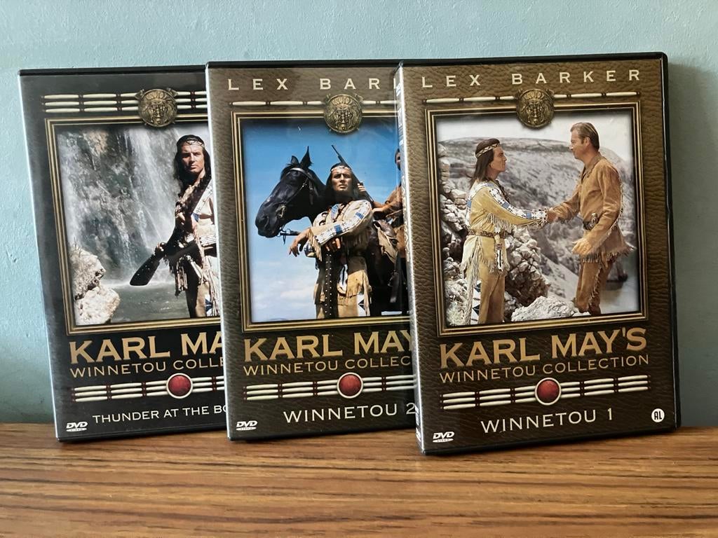 Karl May's Winnetou - 3 DVD’s, Vanaf 6 jaar, Ophalen of Verzenden, Zo goed als nieuw
