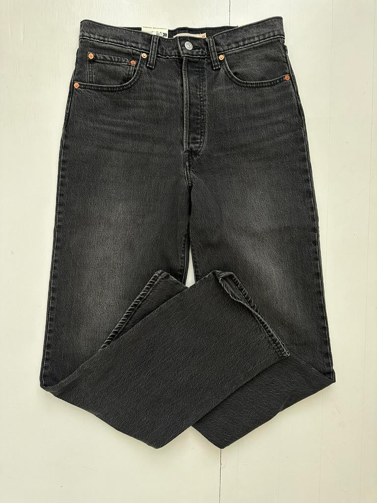 Nieuw! Grijze Levi’s Ribcage Straight jeans in maat 30/34, Kleding | Dames, Spijkerbroeken en Jeans, Ophalen of Verzenden, Nieuw