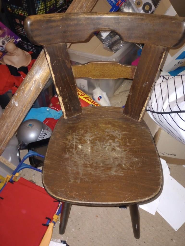 Bar stoelen hout 29 stuks in totaal, Huis en Inrichting, Stoelen, Gebruikt, Bruin, Ophalen of Verzenden, Vijf, Zes of meer stoelen