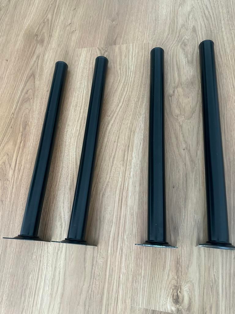 meubelpoot rond zwart Ø3x40 cm, Tafelpoot, Rond, Minder dan 50 cm, Ophalen of Verzenden