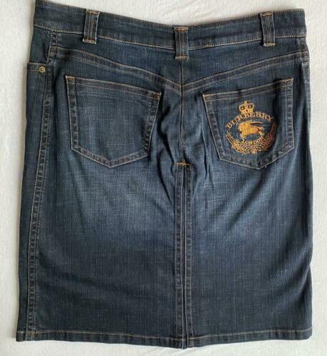 Burberry spijker rok maat 42 [DM], Blauw, Maat 42/44 (L), Ophalen of Verzenden, Zo goed als nieuw