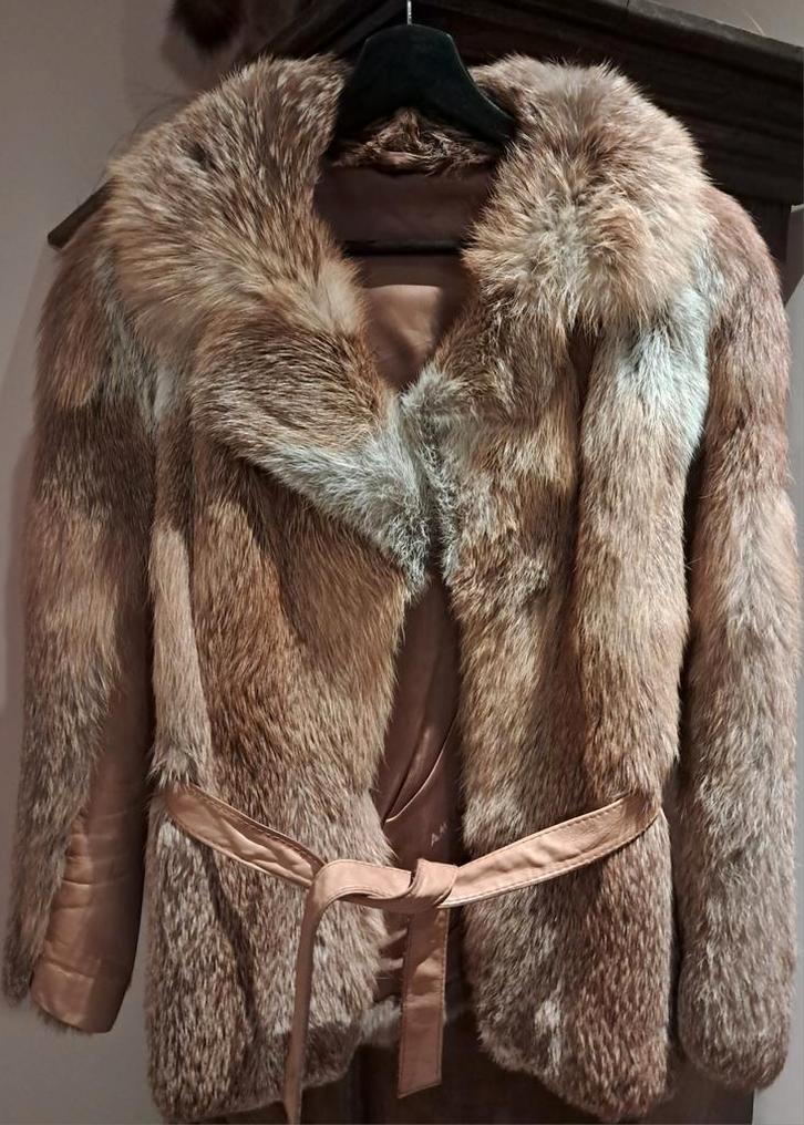 Luxe echte vossenbont jas Amoress – super zacht & vol bont”, Kleding | Dames, Jassen | Winter, Zo goed als nieuw, Maat 36 (S)