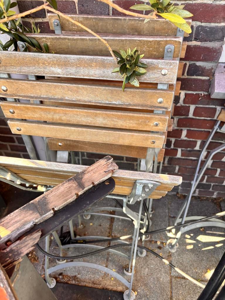 Tafels en stoelen voor terras, Ophalen of Verzenden