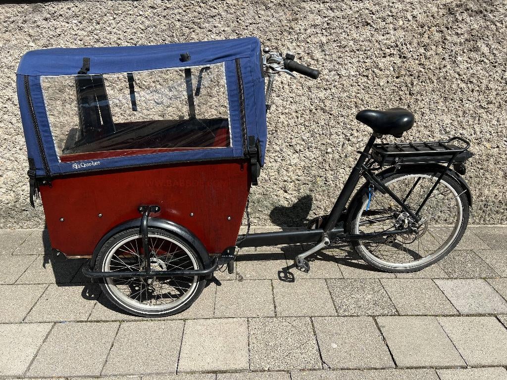 Babboe bakfiets (driewieler), Ophalen of Verzenden, Gebruikt, 1 kind, Elektrisch