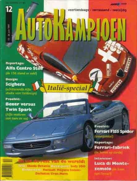 Autokampioen 12 1997 : Alfa Romeo - Ferrari - Renault - VW, Ophalen of Verzenden, Gelezen, Algemeen