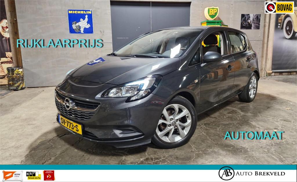Opel Corsa 1.4 Online Edition Automaat 90PK | Rijklaarprijs, Auto's, Opel, Gebruikt, 4 cilinders, 49 €/maand, Origineel Nederlands